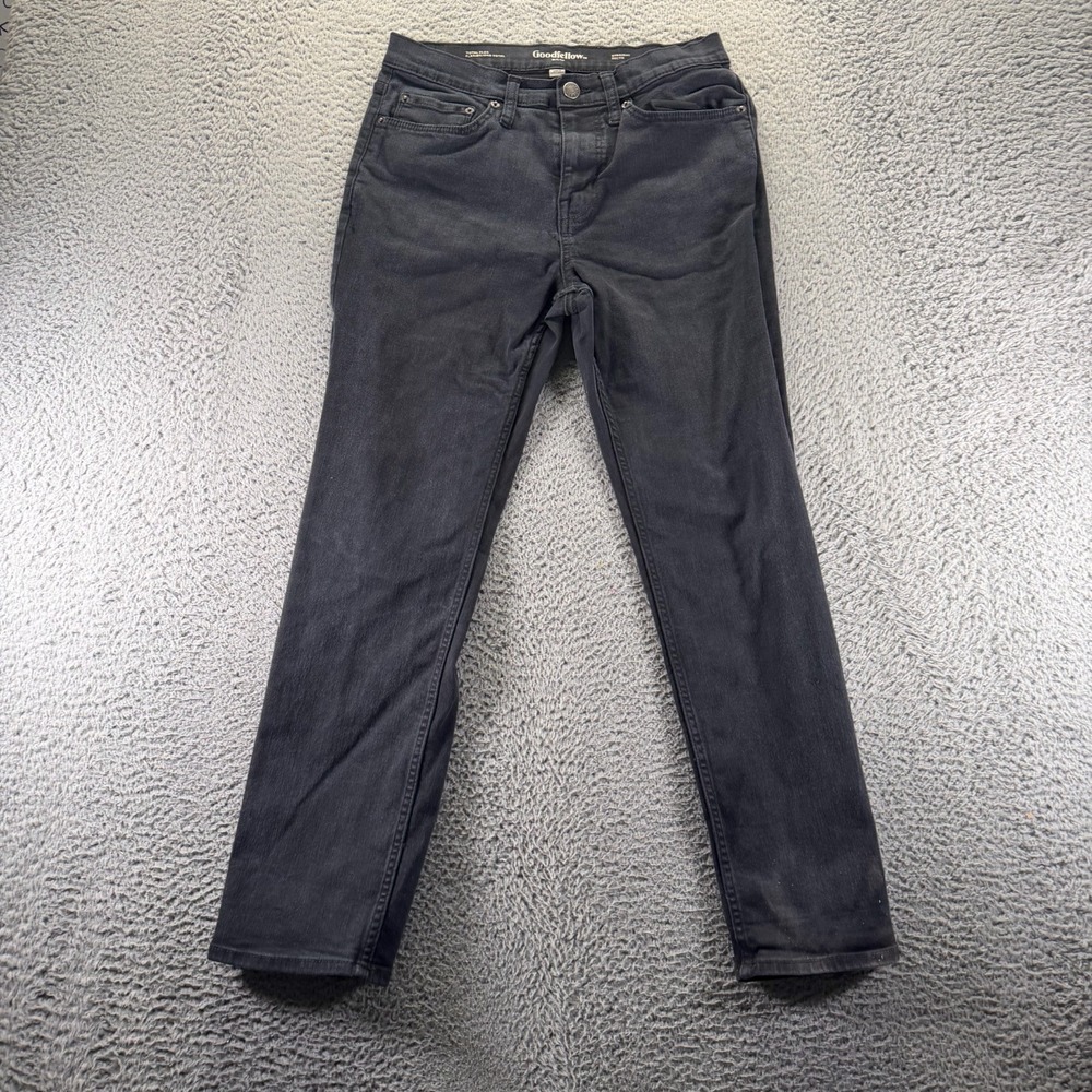 Goodfellow Total Flex Jeans Mens 30x30‎ Black Cotton Denim Straight Leg Workwear